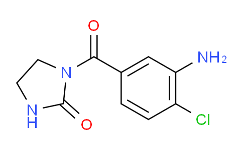 CAS No. 1420791-66-7, 1-(3-Amino-4-chlorobenzoyl)imidazolidin-2-one