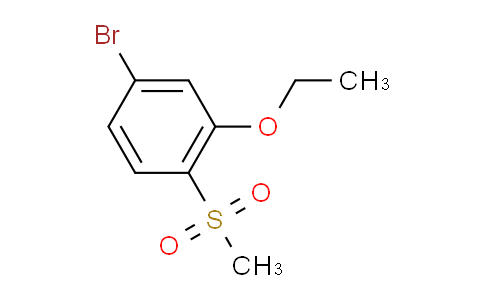 CAS No. 1423037-38-0, 4-Bromo-2-ethoxy-1-methanesulfonylbenzene