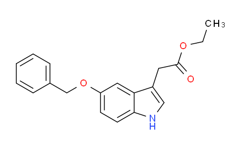CAS No. 163688-25-3, Ethyl 5-(Benzyloxy)indole-3-acetate