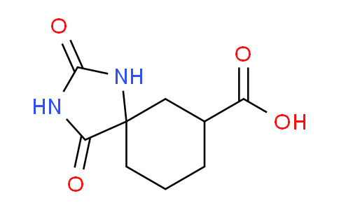 CAS No. 26629-10-7, 2,4-Dioxo-1,3-diazaspiro[4.5]decane-7-carboxylic acid
