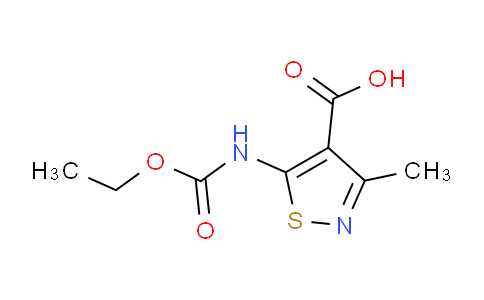 CAS No. 22131-50-6, 5-((Ethoxycarbonyl)amino)-3-methylisothiazole-4-carboxylic acid