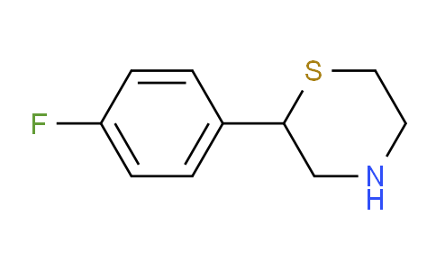 CAS No. 1001940-38-0, 2-(4-Fluorophenyl)thiomorpholine