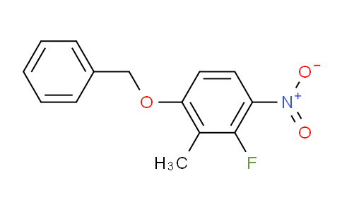 CAS No. 1020173-26-5, 1-(Benzyloxy)-3-fluoro-2-methyl-4-nitrobenzene