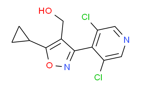 CAS No. 1020570-04-0, 5-Cyclopropyl-3-(3,5-dichloro-4-pyridyl)isoxazole-4-methanol