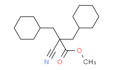 CAS No. 1202778-92-4, METHYL 2-CYANO-3-CYCLOHEXYL-2-(CYCLOHEXYLMETHYL)PROPANOATE