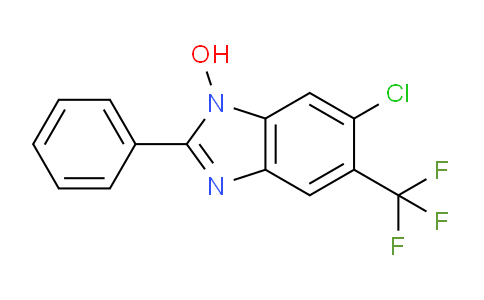 CAS No. 1203898-20-7, 6-Chloro-2-phenyl-5-(trifluoromethyl)-1H-benzo[d]imidazol-1-ol