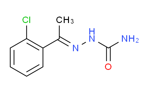 CAS No. 120445-83-2, 2-(1-(2-Chlorophenyl)ethylidene)hydrazinecarboxamide