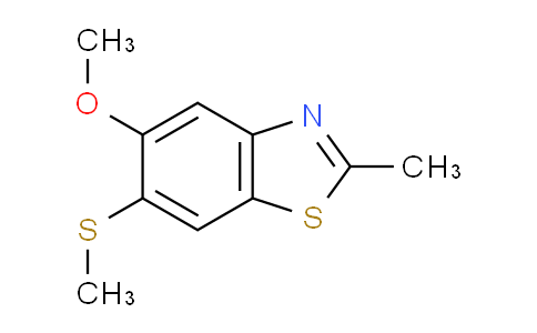 CAS No. 199464-76-1, 5-Methoxy-2-methyl-6-(methylthio)benzo[d]thiazole