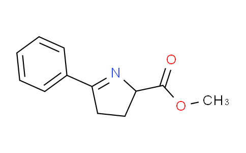 CAS No. 111836-35-2, Methyl 5-phenyl-3,4-dihydro-2H-pyrrole-2-carboxylate