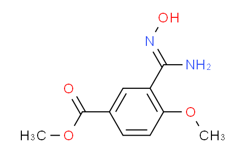 CAS No. 1119449-73-8, Methyl 3-(N'-hydroxycarbamimidoyl)-4-methoxybenzoate