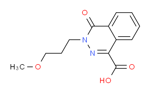CAS No. 1179801-62-7, 3-(3-Methoxypropyl)-4-oxo-3,4-dihydrophthalazine-1-carboxylic acid