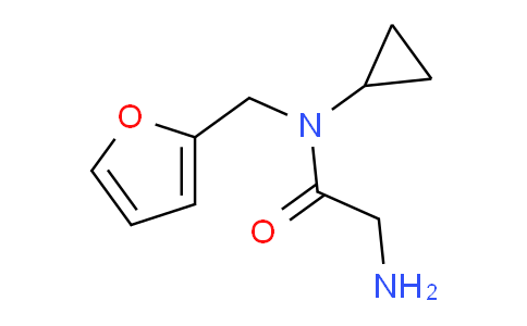 CAS No. 1181589-70-7, 2-Amino-N-cyclopropyl-N-(furan-2-ylmethyl)acetamide