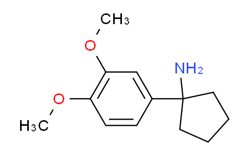 CAS No. 1017388-35-0, 1-(3,4-Dimethoxyphenyl)cyclopentanamine