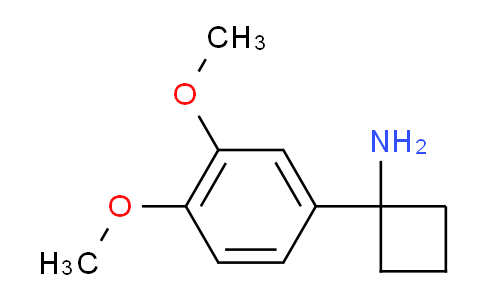 CAS No. 1017467-28-5, 1-(3,4-Dimethoxyphenyl)cyclobutanamine