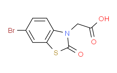 CAS No. 101774-29-2, 2-(6-Bromo-2-oxobenzo[d]thiazol-3(2H)-yl)acetic acid