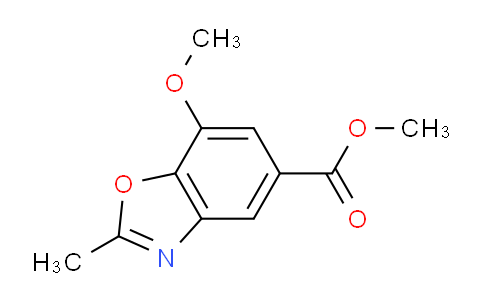CAS No. 1197944-26-5, Methyl 7-Methoxy-2-methylbenzoxazole-5-carboxylate