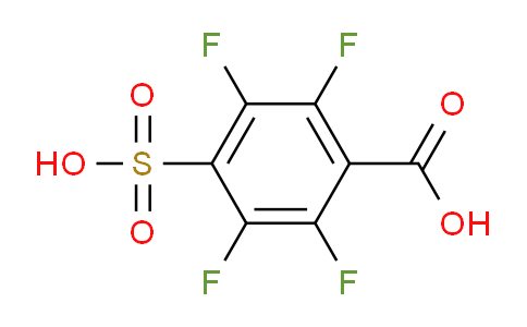 CAS No. 125662-60-4, 2,3,5,6-Tetrafluoro-4-sulfobenzoic acid