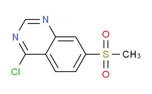 CAS No. 1256955-28-8, 4-Chloro-7-(methylsulfonyl)quinazoline