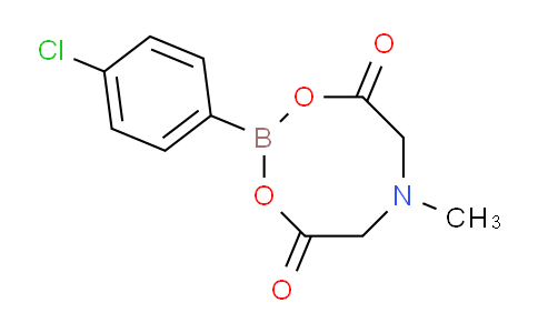CAS No. 1257651-06-1, 2-(4-Chlorophenyl)-6-methyl-1,3,6,2-dioxazaborocane-4,8-dione