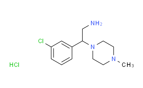 CAS No. 1189684-59-0, 2-(3-CHLOROPHENYL)-2-(4-METHYLPIPERAZIN-1-YL)ETHANAMINE HCL
