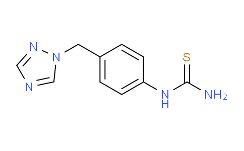 CAS No. 1189749-60-7, 1-(4-((1H-1,2,4-Triazol-1-yl)methyl)phenyl)thiourea