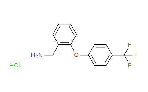 CAS No. 1189940-77-9, 2-[4-(TRIFLUOROMETHYL)PHENOXY]BENZYLAMINE HCL