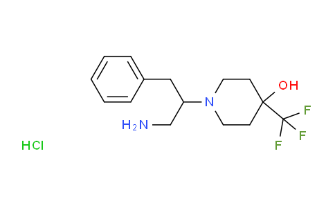 CAS No. 1190009-29-0, 1-(1-AMINO-3-PHENYLPROPAN-2-YL)-4-(TRIFLUOROMETHYL)PIPERIDIN-4-OL HCL
