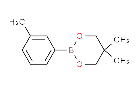 CAS No. 223799-24-4, 5,5-Dimethyl-2-(m-tolyl)-1,3,2-dioxaborinane