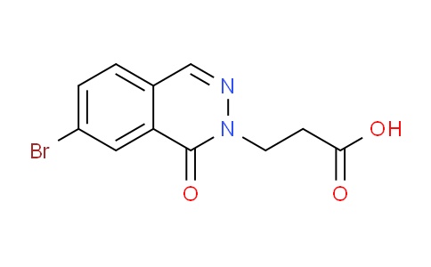CAS No. 1437385-24-4, 3-(7-Bromo-1-oxophthalazin-2(1H)-yl)propanoic acid