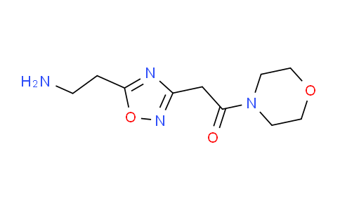 CAS No. 1437435-67-0, 2-(5-(2-Aminoethyl)-1,2,4-oxadiazol-3-yl)-1-morpholinoethanone