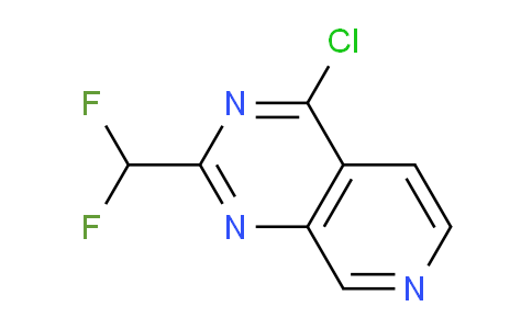 CAS No. 1437436-16-2, 4-Chloro-2-(difluoromethyl)pyrido[3,4-d]pyrimidine