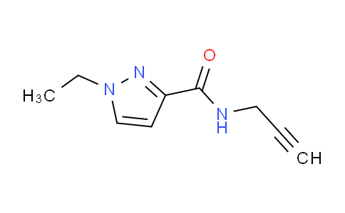 CAS No. 1437454-82-4, 1-Ethyl-N-(prop-2-yn-1-yl)-1H-pyrazole-3-carboxamide
