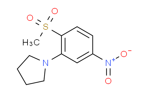 CAS No. 1437794-78-9, 1-(2-Methanesulfonyl-5-nitrophenyl)pyrrolidine
