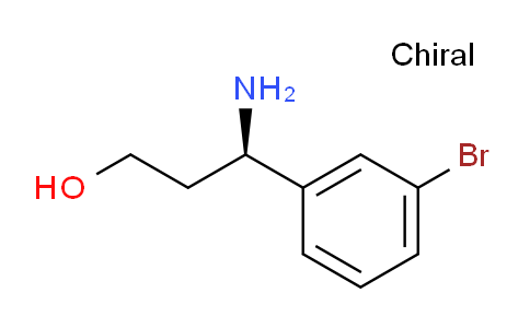 CAS No. 1213827-47-4, (R)-3-AMINO-3-(3-BROMOPHENYL)PROPAN-1-OL
