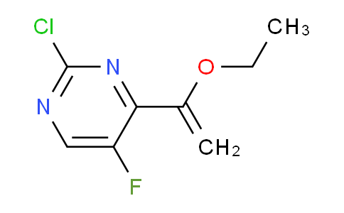 CAS No. 736991-75-6, 2-Chloro-4-(1-ethoxyvinyl)-5-fluoropyrimidine