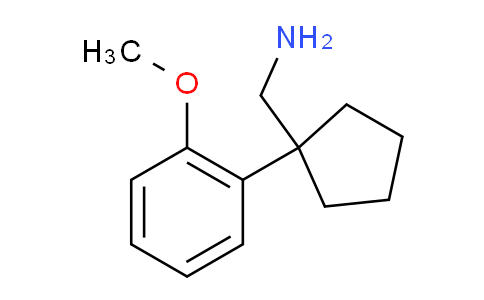CAS No. 927993-53-1, 1-(2-Methoxyphenyl)cyclopentanemethanamine