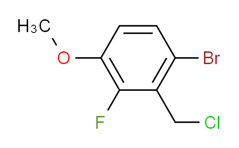 CAS No. 1516298-29-5, 1-Bromo-2-(chloromethyl)-3-fluoro-4-methoxybenzene