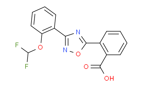 CAS No. 1431729-60-0, 2-(3-(2-(Difluoromethoxy)phenyl)-1,2,4-oxadiazol-5-yl)benzoic acid