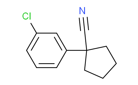CAS No. 143328-16-9, 1-(3-Chlorophenyl)cyclopentanecarbonitrile