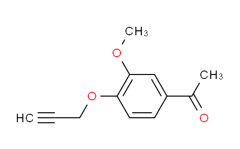 CAS No. 956597-80-1, 3’-Methoxy-4’-(2-propyn-1-yloxy)acetophenone