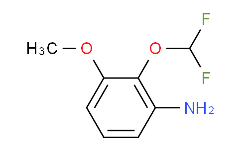 CAS No. 1245771-59-8, 2-(Difluoromethoxy)-3-methoxyaniline