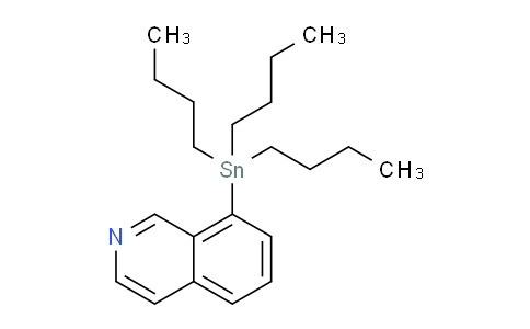 CAS No. 1245816-24-3, 8-(Tributylstannyl)isoquinoline