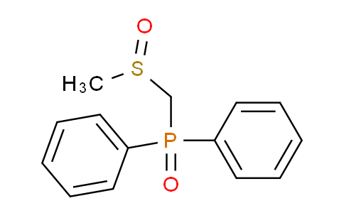 CAS No. 124666-22-4, ((Methylsulfinyl)methyl)diphenylphosphine oxide