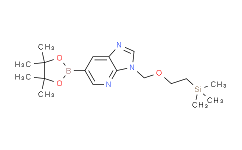 CAS No. 2005430-90-8, 3-[[2-(Trimethylsilyl)ethoxy]methyl]-3H-imidazo[4,5-b]pyridine-6-boronic Acid Pinacol Ester