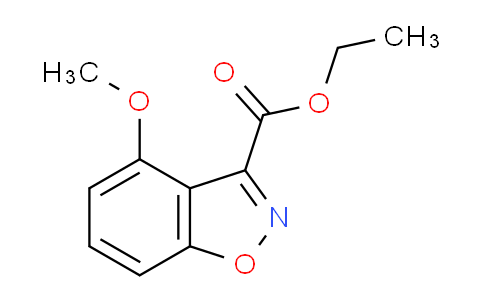 CAS No. 1352395-58-4, Ethyl 4-methoxybenzo[d]isoxazole-3-carboxylate