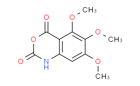 CAS No. 124346-74-3, 5,6,7-Trimethoxy-1H-benzo[d][1,3]oxazine-2,4-dione