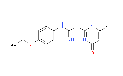 CAS No. 131699-72-4, 1-(4-Ethoxyphenyl)-3-(6-methyl-4-oxo-1,4-dihydropyrimidin-2-yl)guanidine