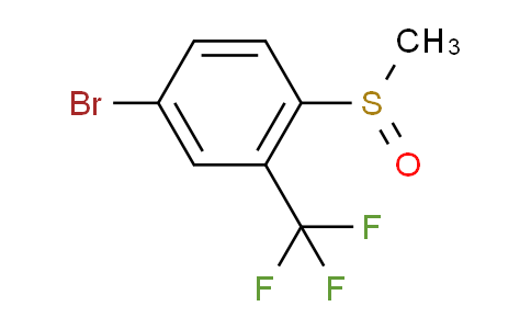 CAS No. 1820608-23-8, 4-Bromo-1-(methylsulfinyl)-2-(trifluoromethyl)benzene