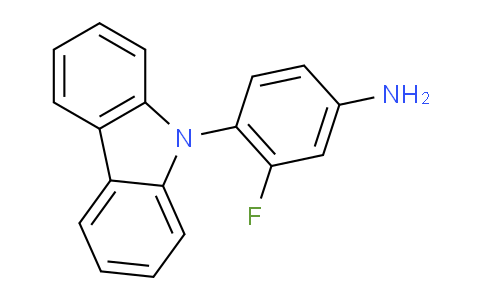 CAS No. 1820707-85-4, 4-(9H-Carbazol-9-yl)-3-fluoroaniline