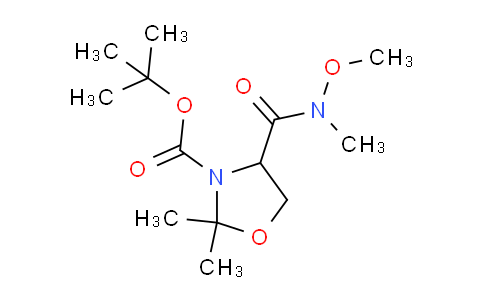 CAS No. 1822572-30-4, 3-Boc-N-methoxy-N,2,2-trimethyloxazolidine-4-carboxamide